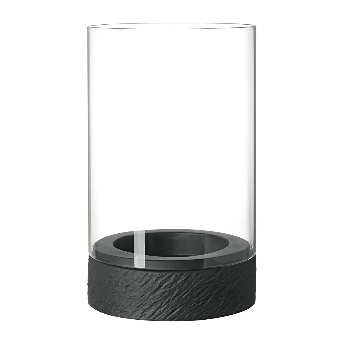 Villeroy & Boch Manufacture Rock Home Hurricane fyrfadsstage L Sort
