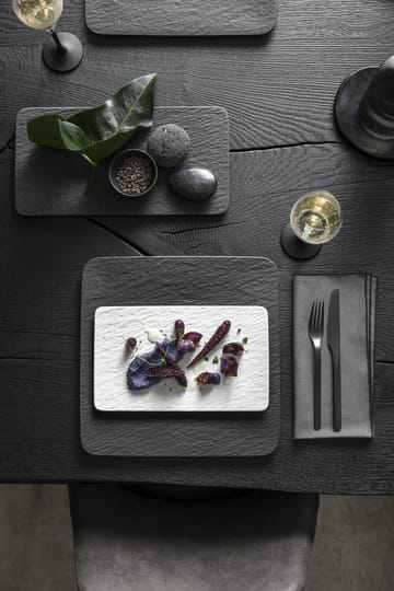 Manufacture Rock tallerken 17x28 cm - Blanc - Villeroy & Boch