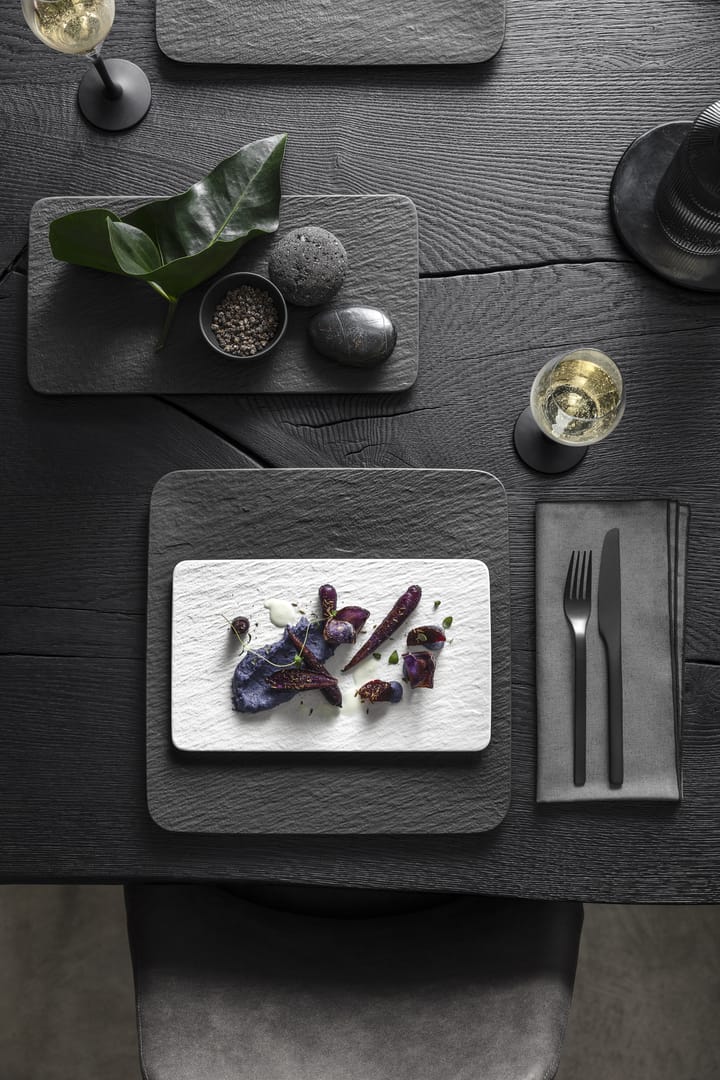 Manufacture Rock tallerken 17x28 cm, Blanc Villeroy & Boch