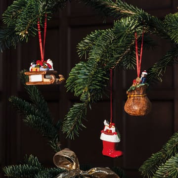 Nostalgic juletræsophæng gaver 3-pak - Rød-brun - Villeroy & Boch