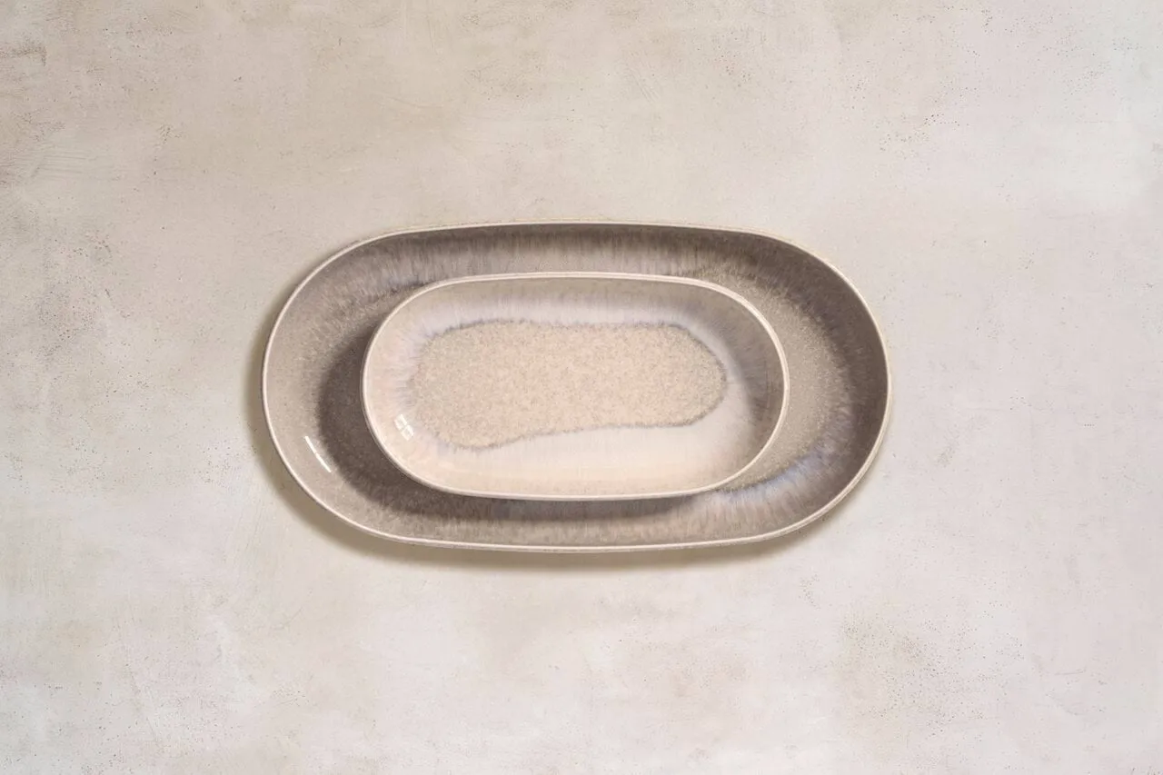 Perlemor Sand serveringsfad, Beige, 23x13 cm Villeroy & Boch