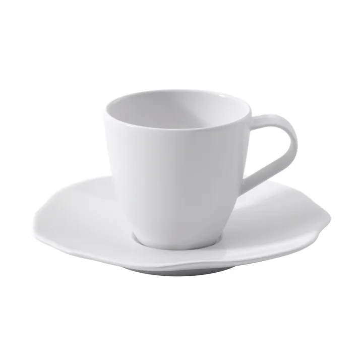 Pura espressokop med underkop - Hvid, 2 dele - Villeroy & Boch