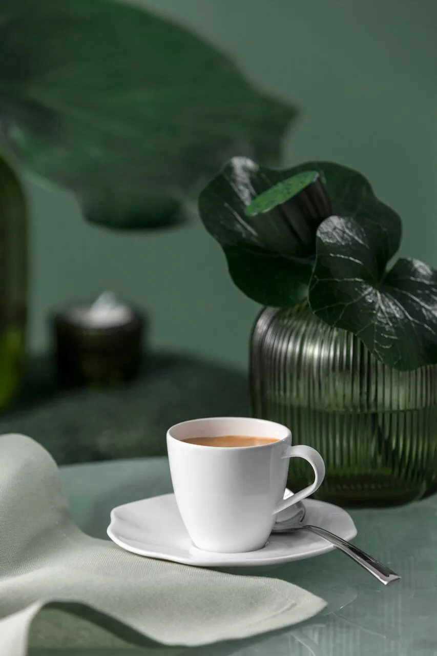 Pura espressokop med underkop, Hvid, 2 dele Villeroy & Boch