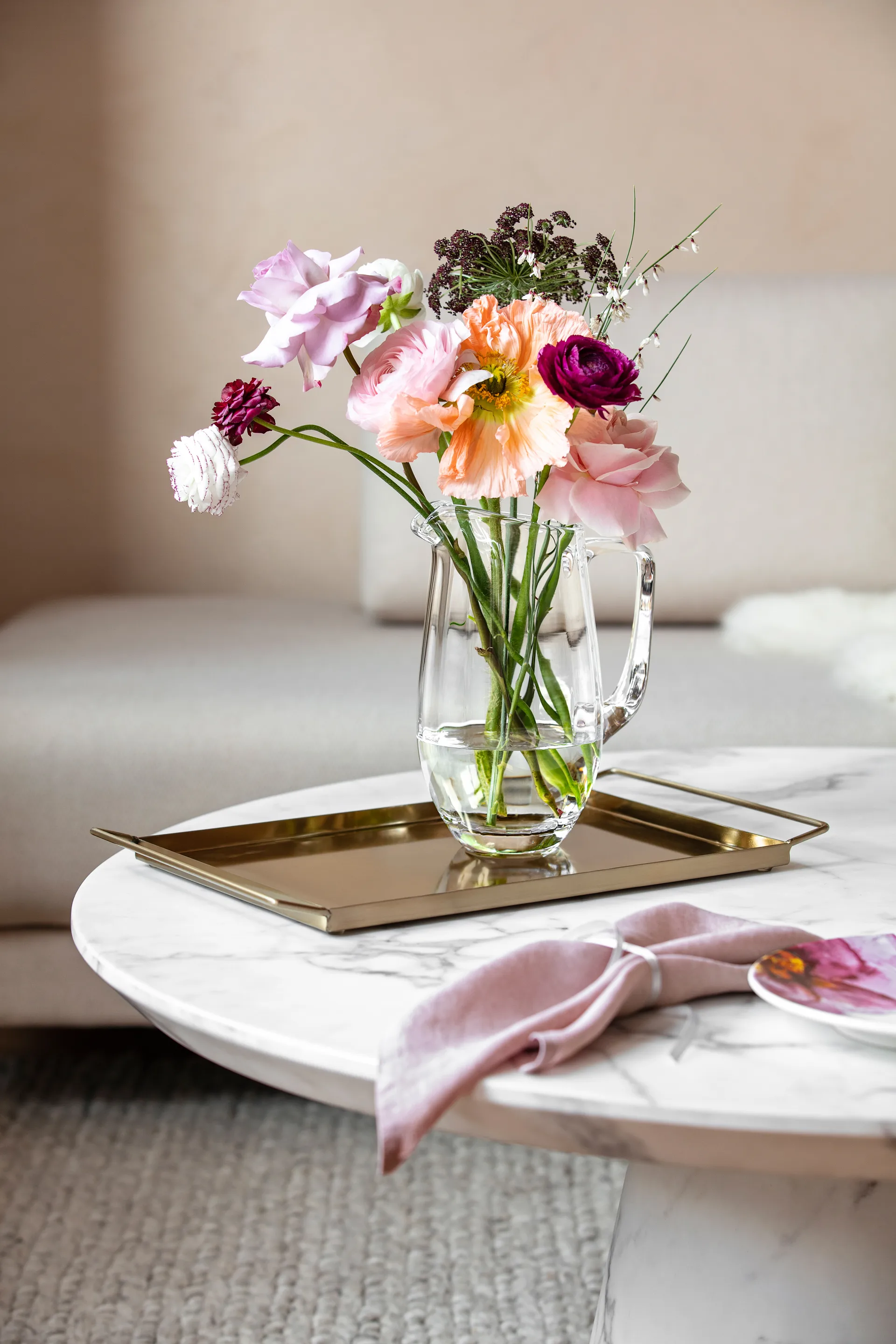 Rose Garden karaffel 1,5 L, Klar Villeroy & Boch