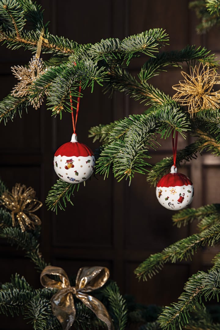 Toy's Delight Decoration julekugle Ø6 cm, Hvid/Rød Villeroy & Boch