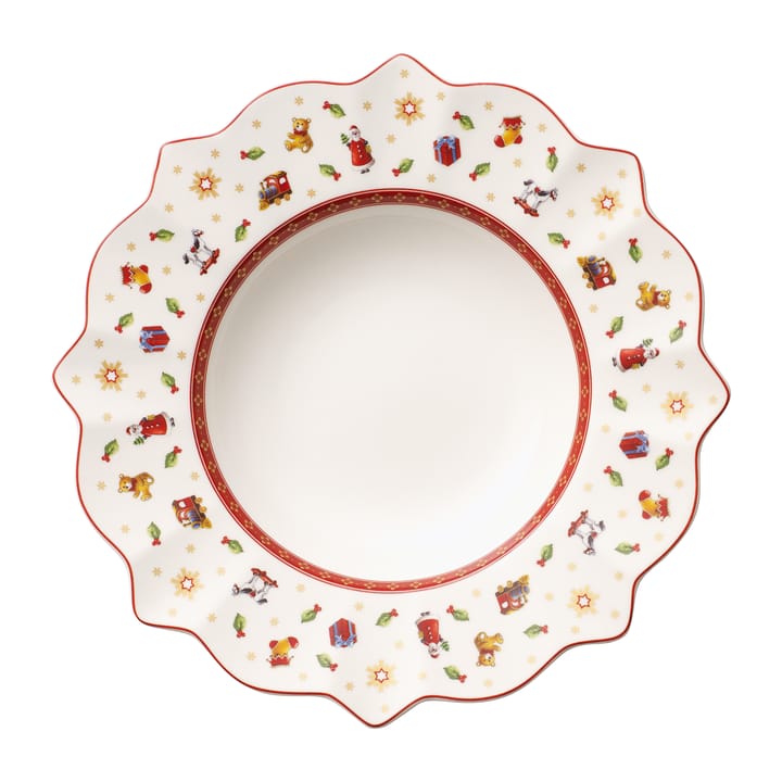 Toy's Delight dyb tallerken Ø26 cm - Hvid/Rød - Villeroy & Boch
