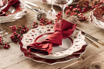 Toy's Delight dyb tallerken Ø26 cm - Hvid/Rød - Villeroy & Boch