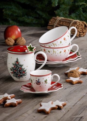 Toy's Delight espressokop med underkop - Hvid/Rød - Villeroy & Boch