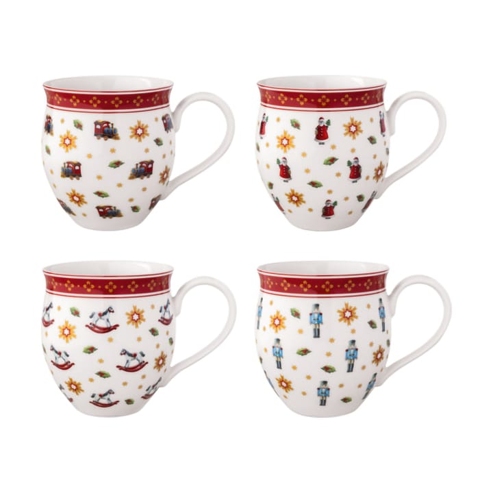 Toy's Delight kop 4 dele - Hvid-rød - Villeroy & Boch