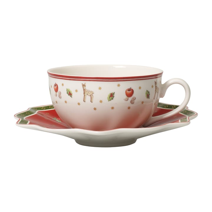 Toy's Delight kop med underkop 30 cl - Hvid/Rød - Villeroy & Boch