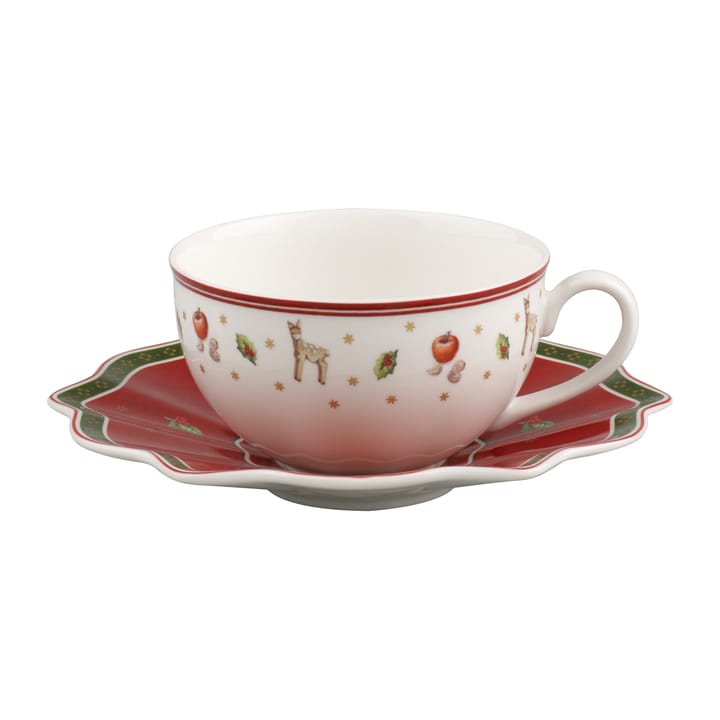 Toy's Delight kop med underkop 30 cl - Hvid/Rød - Villeroy & Boch
