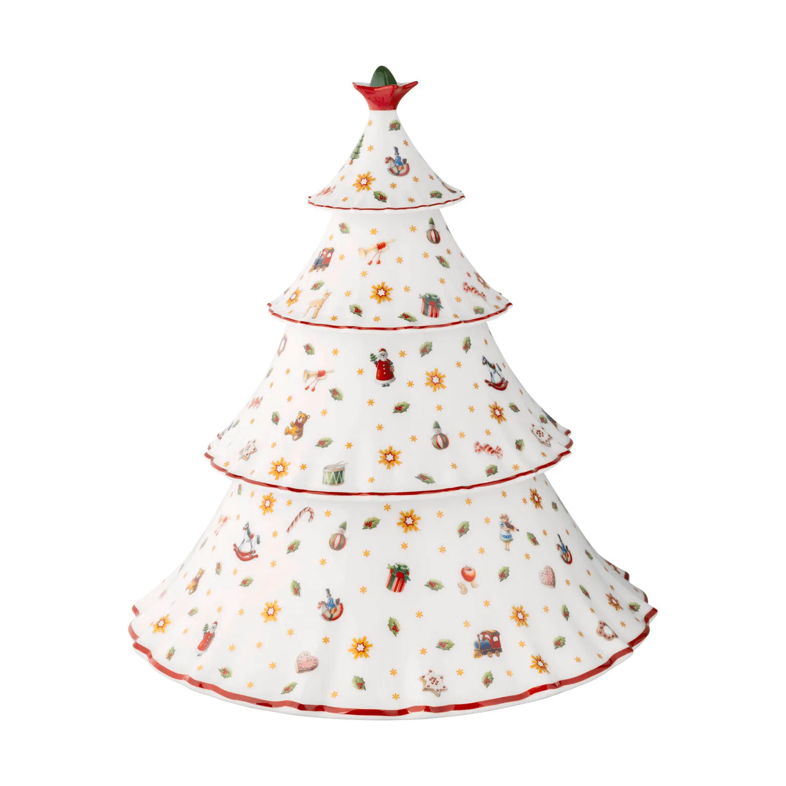 Toy's Delight krukke træ, Hvid-rød, 4 dele Villeroy & Boch