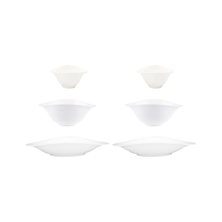 Vapiano skåltrio 6-pak - hvid - Villeroy & Boch