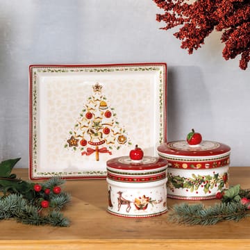 Winter Bakery kagedåse M 0,55 L - Hvid-rød - Villeroy & Boch