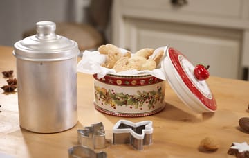 Winter Bakery kagedåse M 0,55 L - Hvid-rød - Villeroy & Boch