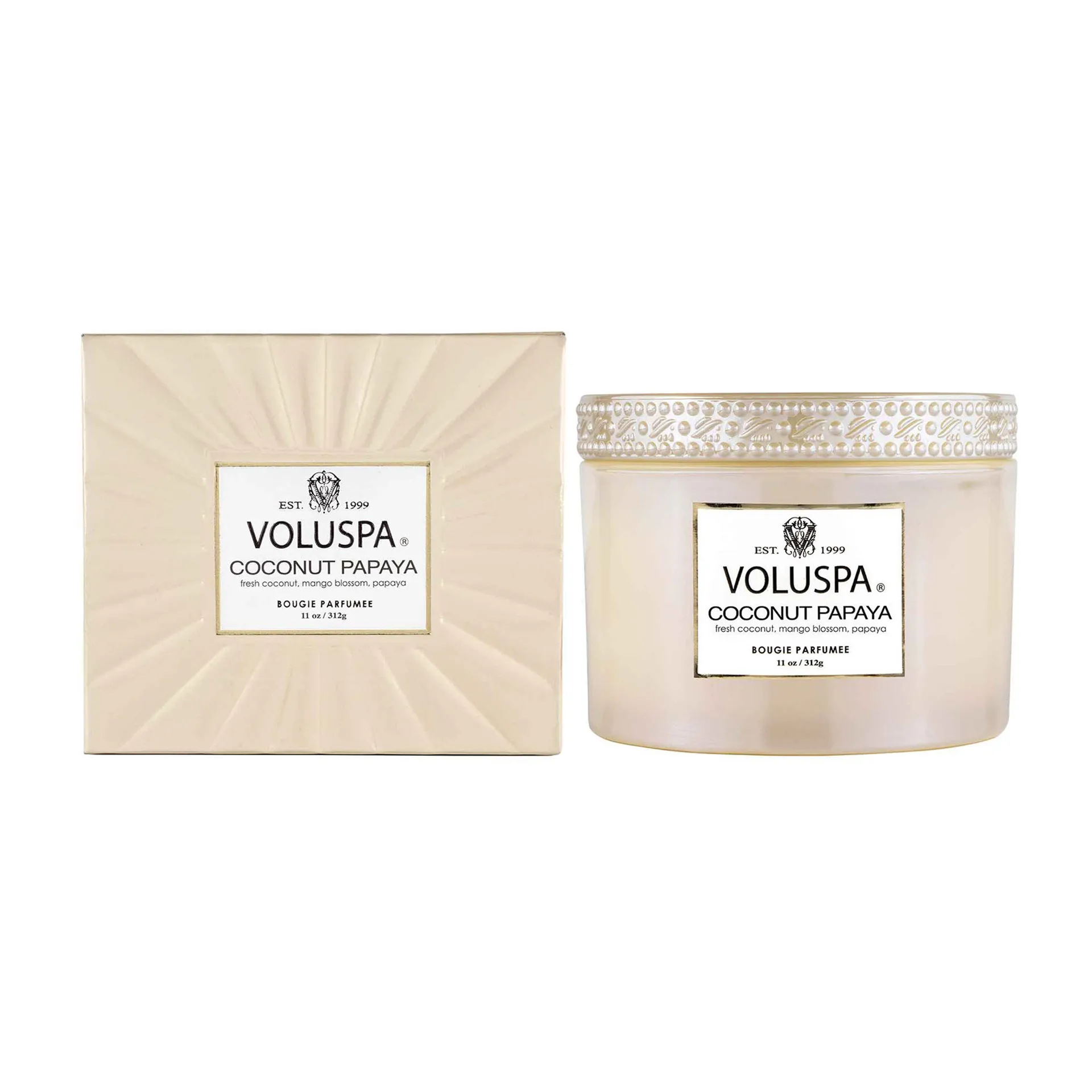Boxed Corta Maison duftlys 45 timer, Coconut Papaya Voluspa