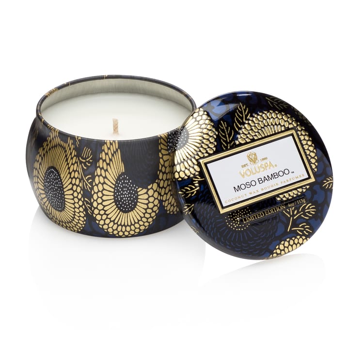 Decorative tin duftlys 25 timer - Moso Banboo - Voluspa