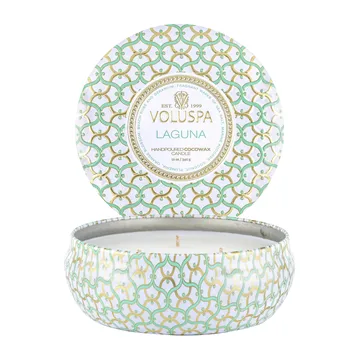 Maison Blanc 3-wick Tin duftlys 40 timer - Laguna - Voluspa