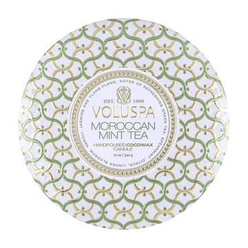Maison Blanc 3-wick Tin duftlys 40 timer - Moroccan Mint Tea - Voluspa