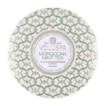 Maison Blanc 3-wick Tin duftlys 40 timer - Moroccan Mint Tea - Voluspa