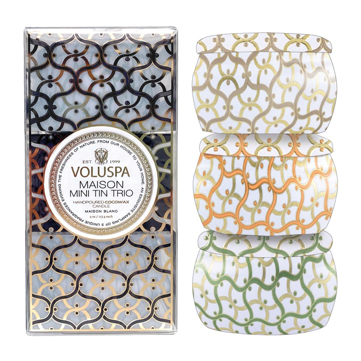 Maison Blanc Minitin gavesæt 3-pak - 2021 - Voluspa