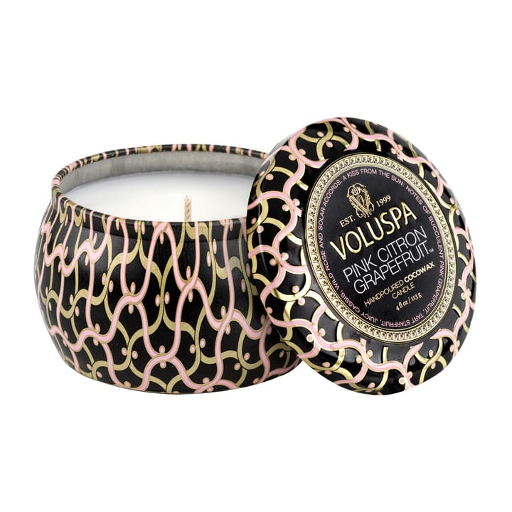 Maison Noir Mini Tin duftlys timer - Pink Citron Grapefruit - Voluspa