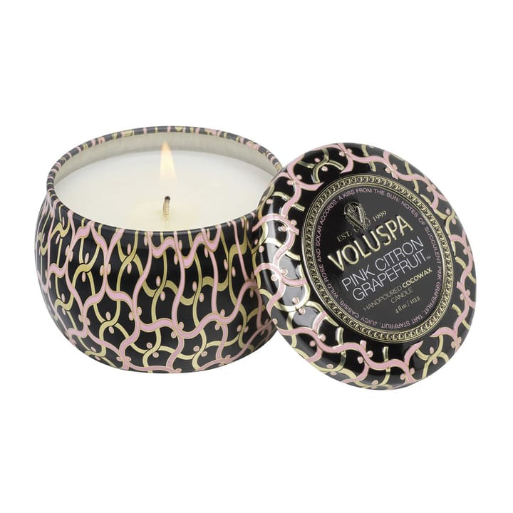 Maison Noir Mini Tin duftlys timer - Pink Citron Grapefruit - Voluspa