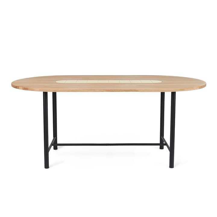Be My Guest bord 180 cm, Hvidolieret egetræ/Gul Warm Nordic
