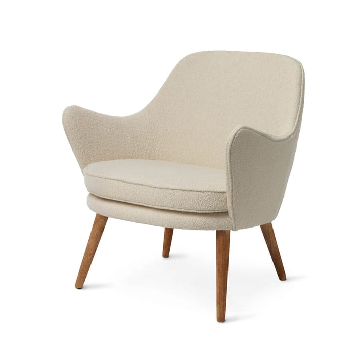 Dwell loungestol - Barnum24 cream, ben i røget eg - Warm Nordic