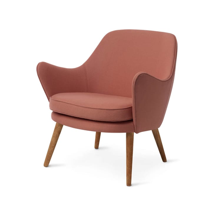 Dwell loungestol - Hero 511 blush, ben i røget eg - Warm Nordic