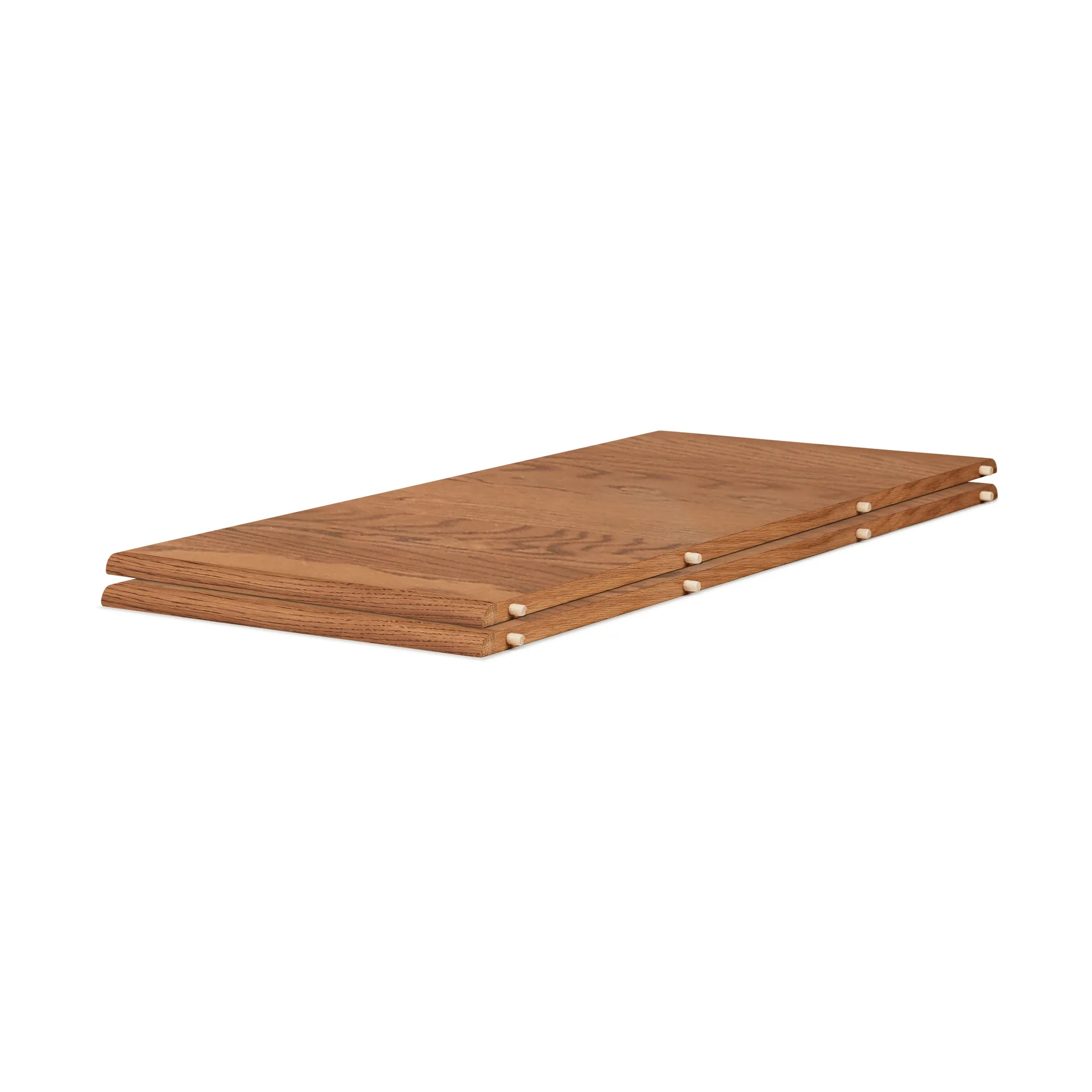 Evermore spisebord inkl. 2 tillægsplader á 45 cm, Teak oiled oak, 190 cm Warm Nordic