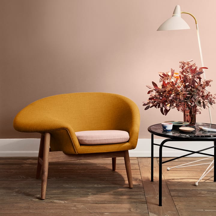 Fried Egg lænestol - Dark ochre/Pale rose - Warm Nordic