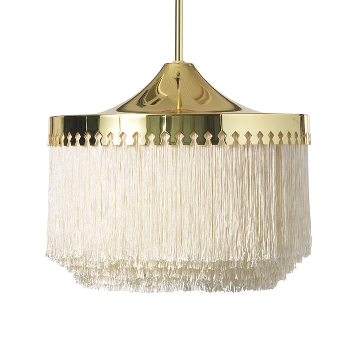 Fringe pendel - Cream white, stor - Warm Nordic