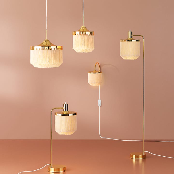Fringe væglampe, pale pink, messingbelagt stål Warm Nordic