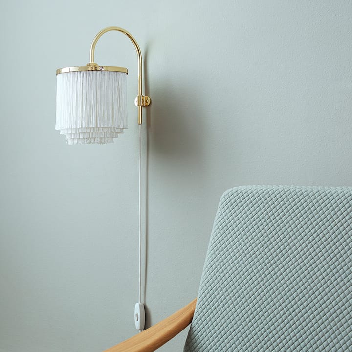 Fringe væglampe, pale pink, messingbelagt stål Warm Nordic