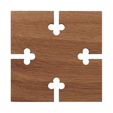 Gourmet Wood Trivet square - Eg - Warm Nordic