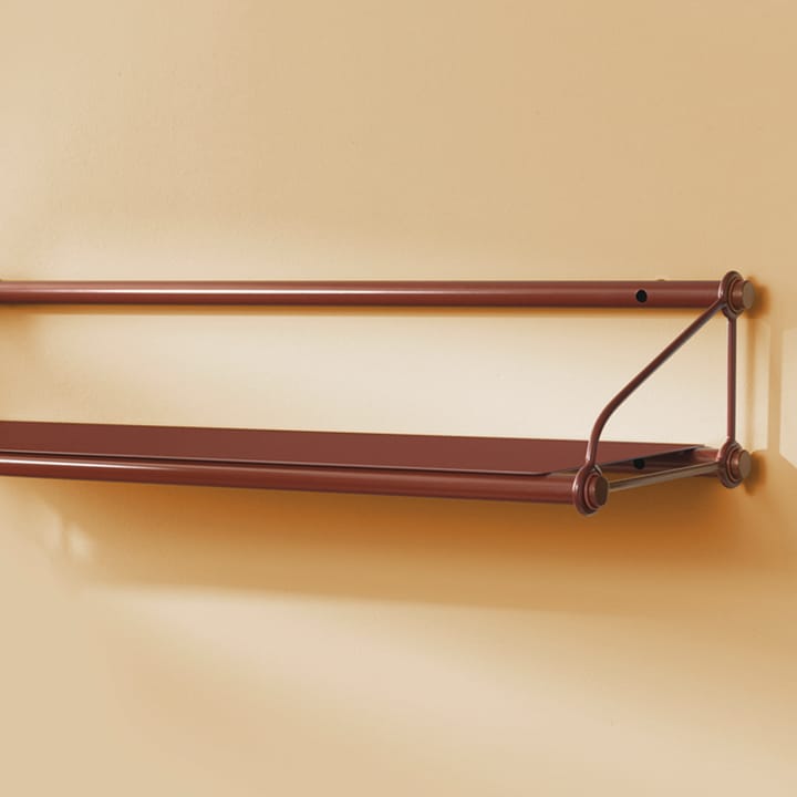 Parade hylde, oxide red, 1 hylde Warm Nordic
