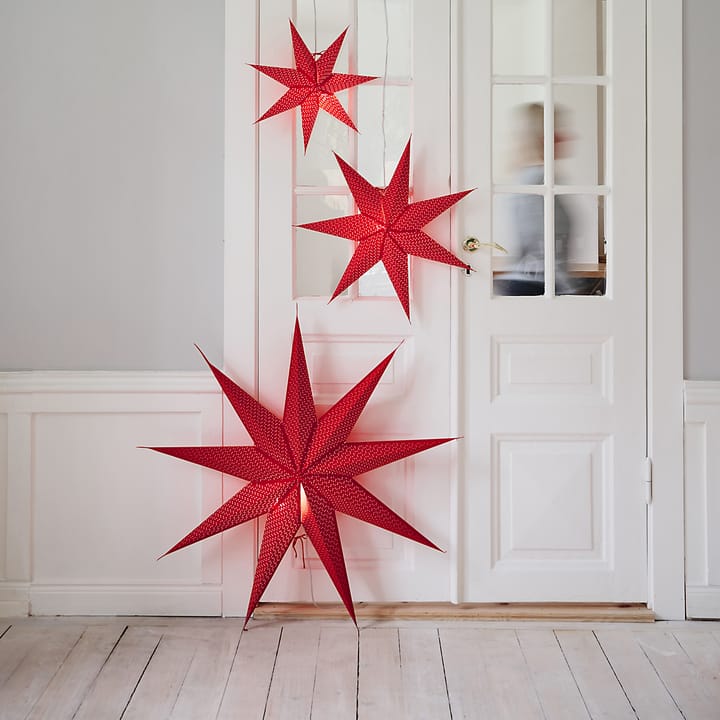 Aino julestjerne slim rød, 60 cm Watt & Veke