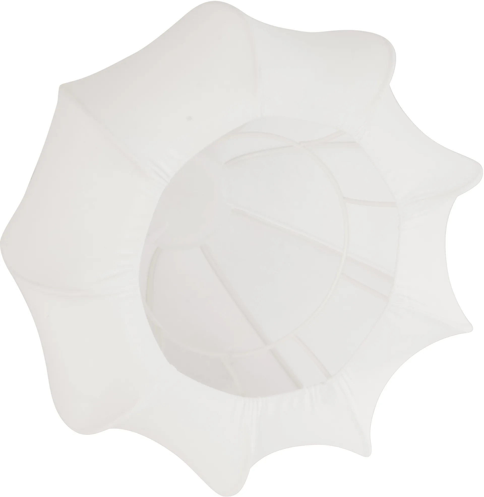 Anna plafond mini Ø30 cm, White cotton Watt & Veke