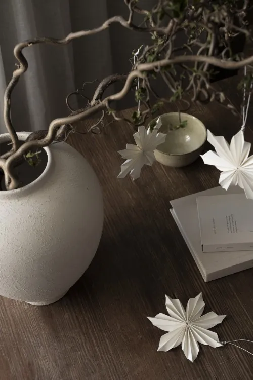 Aurora juledekoration 3-pak, White-brown Watt & Veke