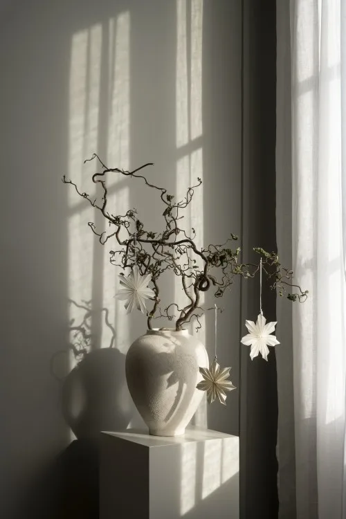 Aurora juledekoration 3-pak, White-brown Watt & Veke