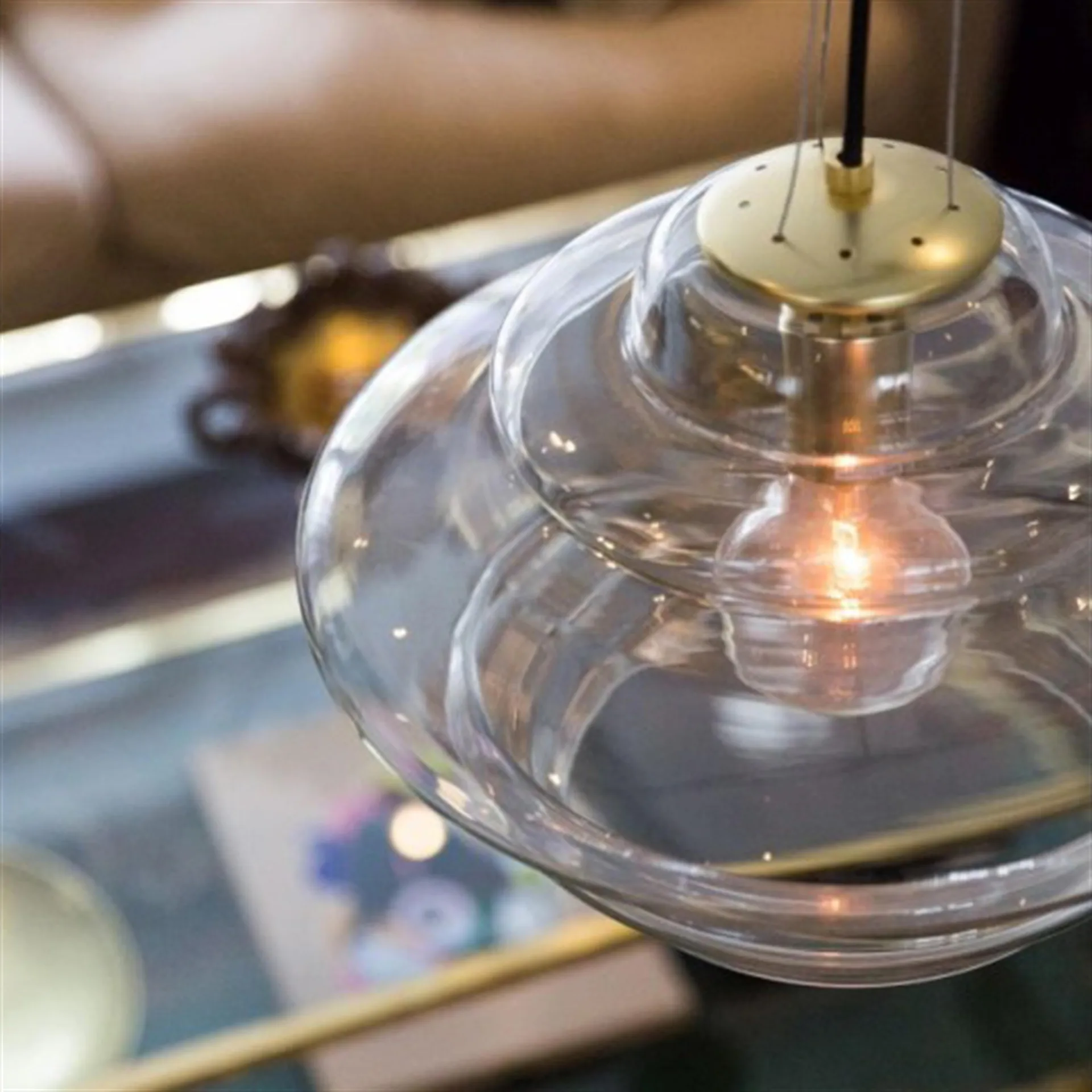 Cindy loftslampe, klar Watt & Veke