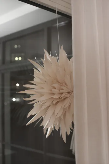 Eldig julestjerne Ø70 cm - Hvid - Watt & Veke