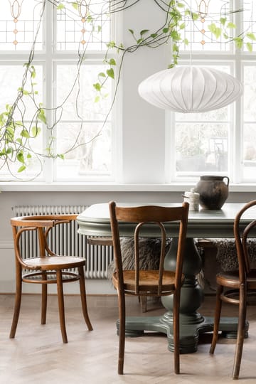 Ellipse lampeskærm 65 cm lærred - Hvid - Watt & Veke