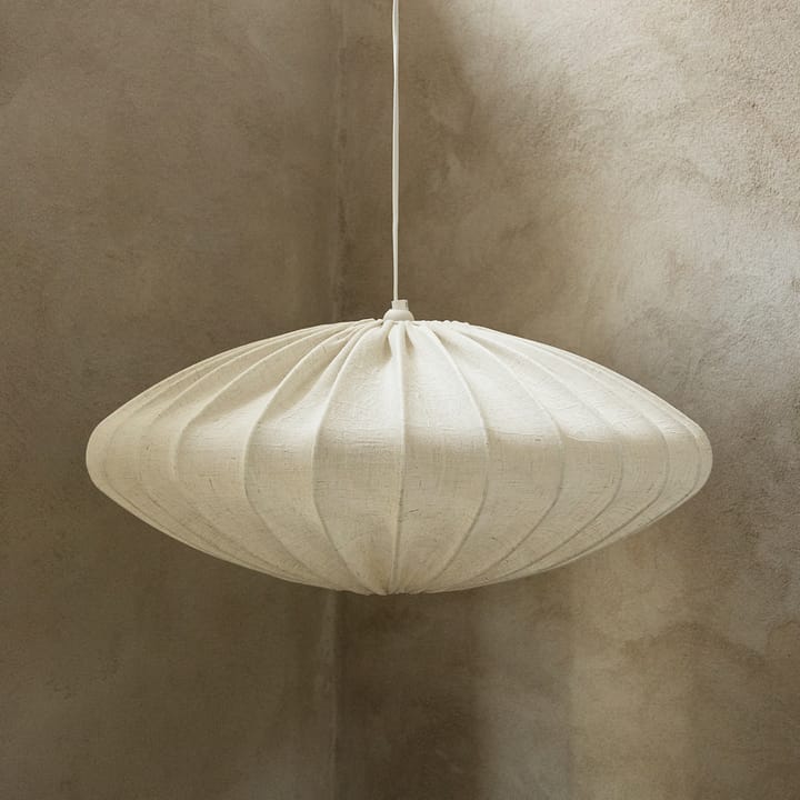 Ellipse lampeskærm 65 cm lærred, Natural Watt & Veke