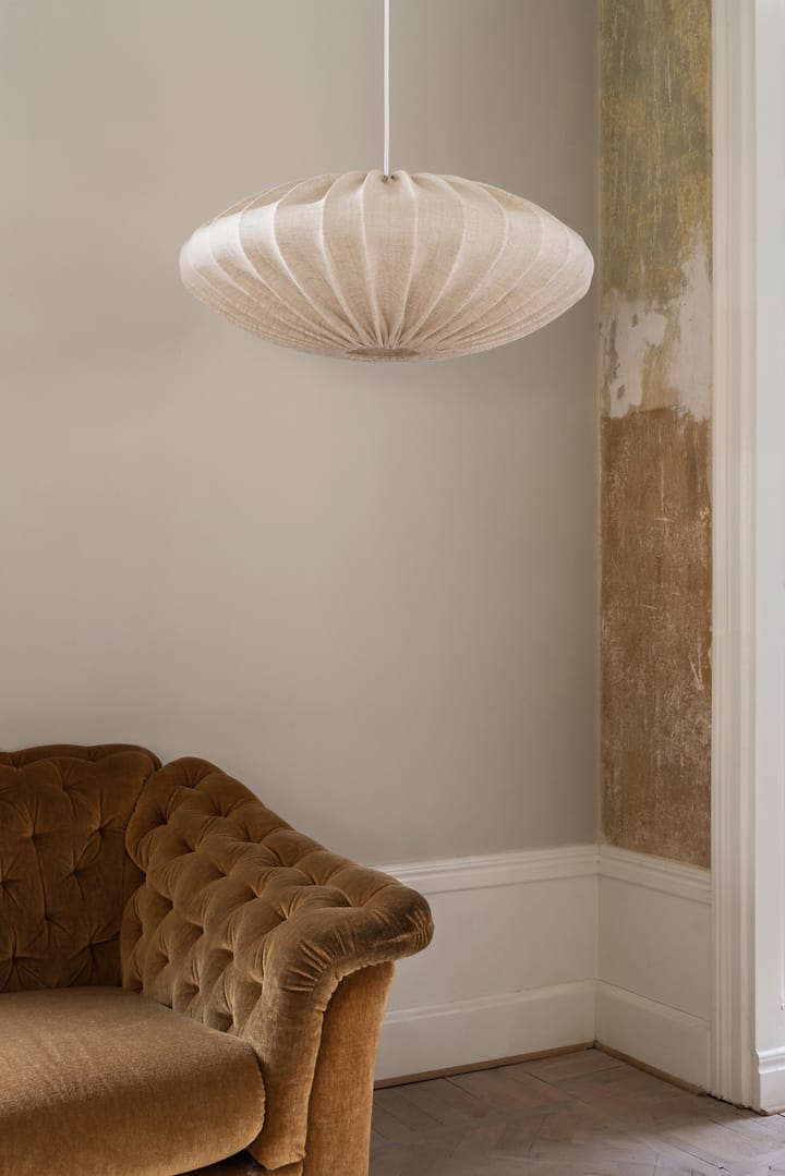 Ellipse lampeskærm 65 cm lærred, Natural Watt & Veke