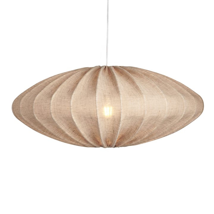 Ellipse lampeskærm 65 cm lærred - Sand - Watt & Veke