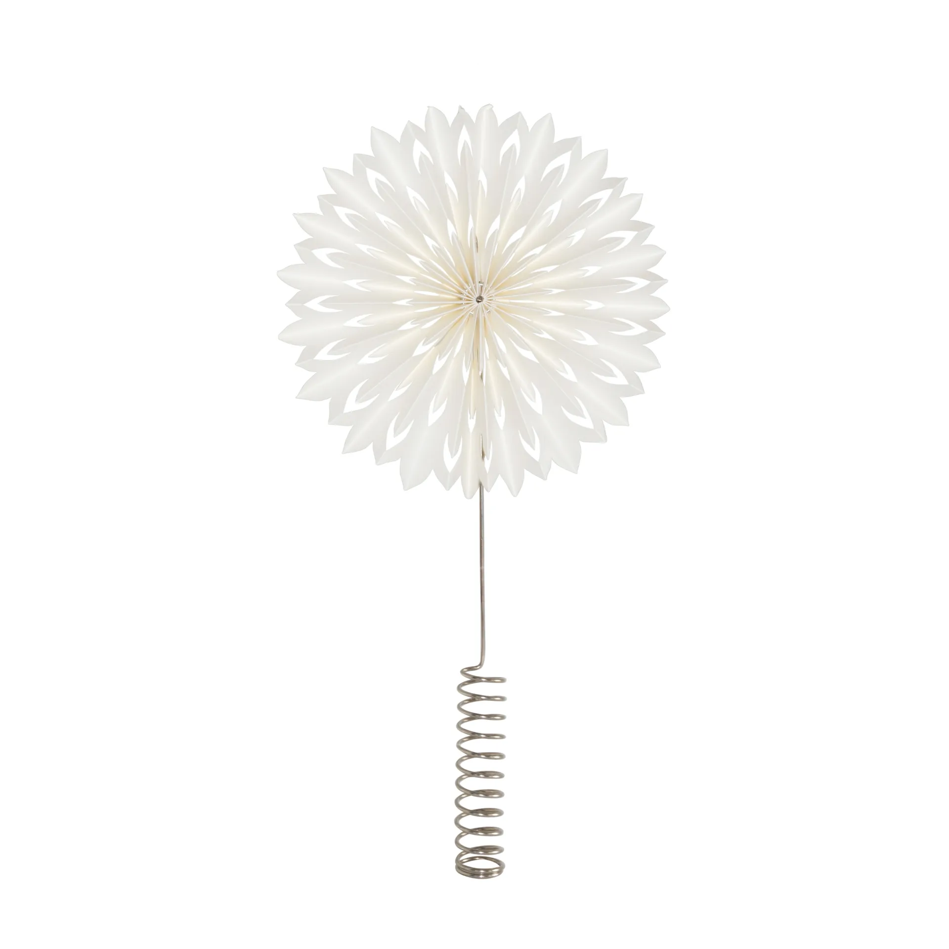 Elvira topstjerne 35 cm, Hvid Watt & Veke