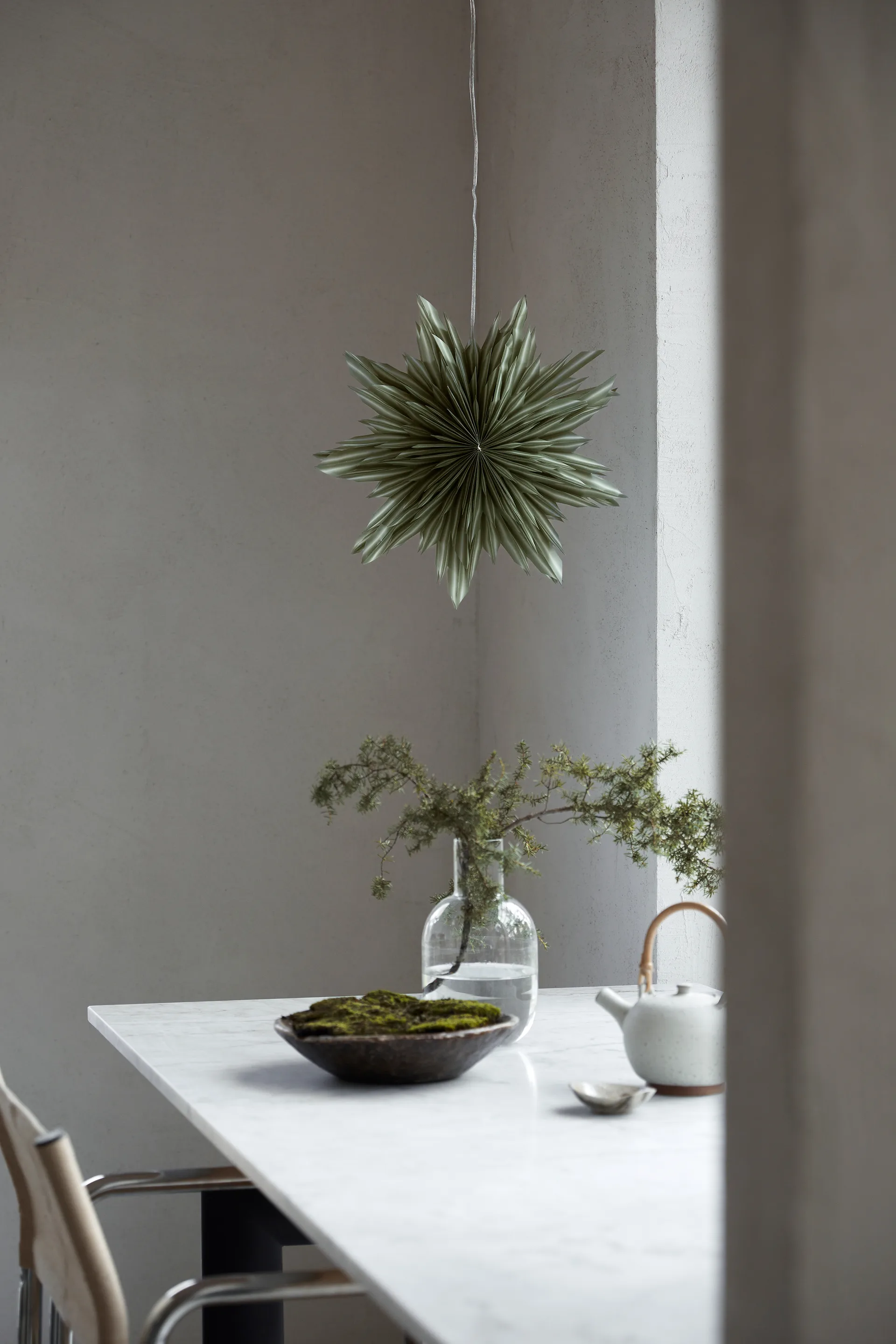 Helena adventsstjerne Ø44 cm, Beige Watt & Veke