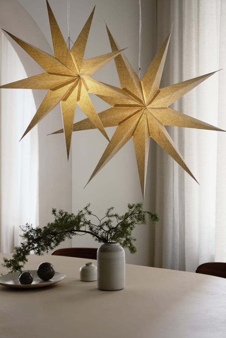 Lina adventsstjerne Ø80 cm, Natural Watt & Veke